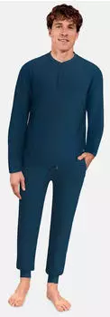 Tom Tailor Pyjamahose (98732840) blau