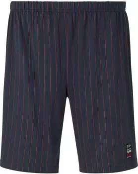 Jan Vanderstorm BARO Kurze Schlafhose (43388342) dunkelblau gestreift