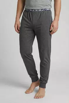 Tom Tailor Br&uuml;gge Pyjamahose Slim Fit grau