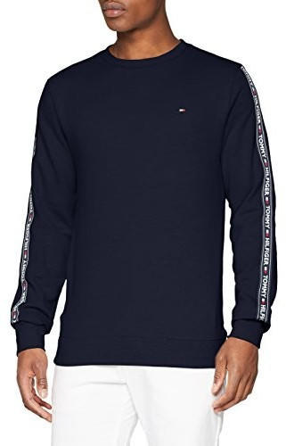Tommy Hilfiger Sweatshirt mit Logo-Streifen navy blazer (UM0UM00705)