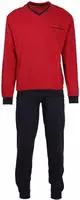 G&Ouml;TZBURG Pyjama "Manhattan" 2 tlg. Langarm, V-Ausschnitt, lange Hose, V-Ausschnitt,