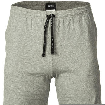 Hugo Boss Loungewear-Shorts aus Stretch-Baumwolle mit Logo-Stickerei (50440423) grau