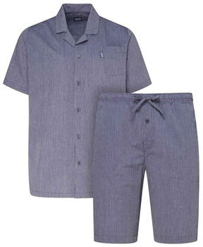 Jockey Pyjama Stoff blau (50090-499)