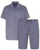 Jockey Pyjama Stoff blau (50090-499)