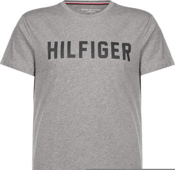 Tommy Hilfiger Lounge Logo Organic Cotton T-Shirt mid grey heather
