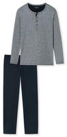Schiesser Pyjama "selected premium inspiration" 2 tlg. mit praktischer Knopfleiste