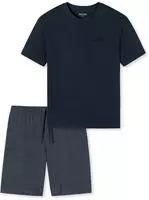 Schiesser Shorty "selected premium inspiration" 2 tlg. mit rundem Halsausschnitt