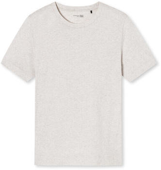 Schiesser T-shirt Rundhals weiß-mel. 177970-101