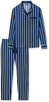 Schiesser Pyjama lang (178341) blau