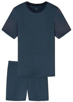 Schiesser Long Life Soft Schlafanzug (176699) dunkelblau