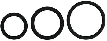 EasyToys Three Size Cockring Set Black