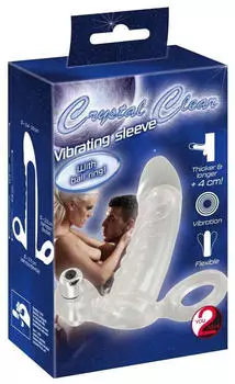 Orion Vibrating Sleeve crystal clear