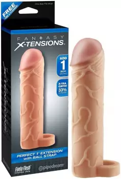 Pipedream Fantasy X-TENSIONS Perfect 1" Extension with Ball Strap