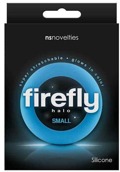 NS Novelties Firefly Halo Cockring Small 50mm blue