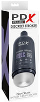 PDX Masturbator Shower Therapy Deep Cream inkl. abnehmbarem Saugfu&szlig; Plus