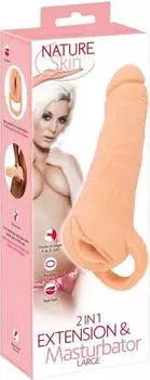 Nature Skin Nature Skin Masturbator 2in1 Extension + Masturbator