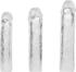 E.I.S. Veined Penis Sleeve transparent 16-19cm (3pcs.)