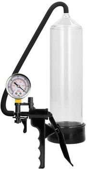 Shots Toys Elite Beginner Pump With PSI Gauge - Transparent