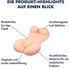 E.I.S. Luxus-Naturmasturbator, 53,5 cm natur-hell