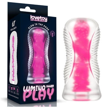 LoveToy Lumino Play Masturbator - Pink Glow leuchtend