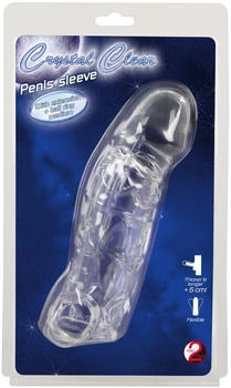 You2Toys Crystal Clear Penis Sleeve with Ball Ring