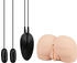 Crazy Bull Vibrating Pussy and Ass, 15,5 cm schwarz | natur-hell