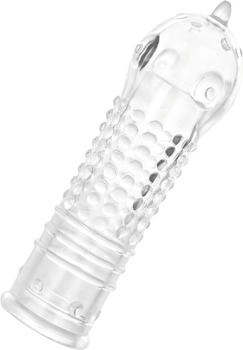 E.I.S. Genoppte Penishülle, 15 cm transparent