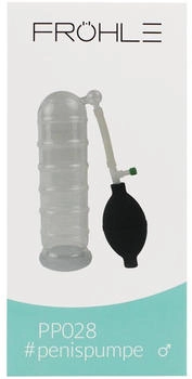 Fröhle PP028 Penispumpe Comfort-fit XL clear