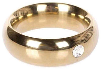 Kiotos Steel Gold Donut Cockring with Jewel Thick 50mm