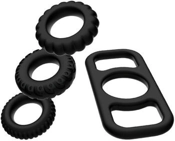 Addicted Toys Cock Ring Set 4 Pieces