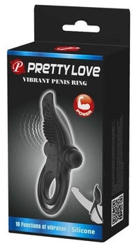Pretty Love Vibrant Penis Ring black