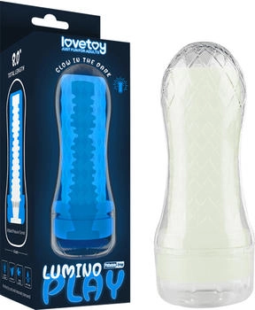 LoveToy Lumino Play Masturbator 2, 20,5 cm transparent