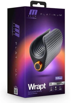 Blush M Elite Platinum Wrapt Black Masturbator