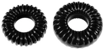Perfect Fit PF Blend Premium Stretch Ribbed Ring Black (2pcs.)