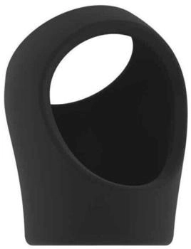 Sono No.45 Cockring with Ball Strap Black