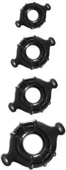 NS Novelties Renegade Vitality Rings Black