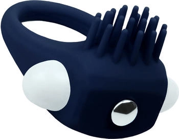 Dreamtoys Stimu Ring 5 inkl. Batterien, 2,5 - 4,5 cm dunkelblau