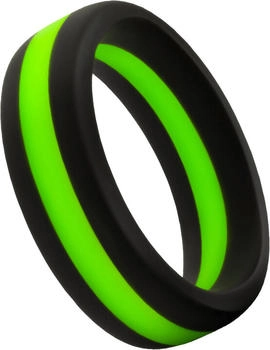 Blush Silicone GoPro Cock Ring, 3,6 - 5,6 cm grün | schwarz