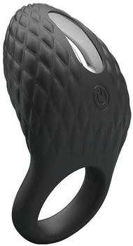 Pretty Love Cock Ring vibrating black