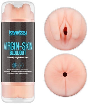 LoveToy Virgin-Skin Blowout Double Side Stroker Vagina and Anus