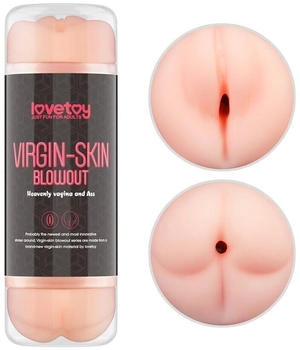LoveToy Virgin-Skin Blowout Double Side Stroker Vagina and Ass