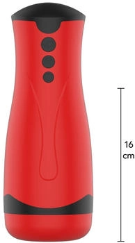 Hidden Desire Fusion X Super Suction Masturbator Red