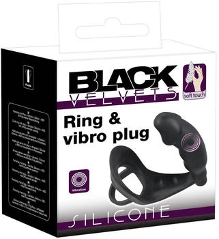 Black Velvets Ring & Vibro Plug