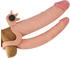 LoveToy Penishülle mit Vibration 18 cm Beige