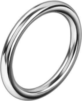 Rimba Nahtloser Penisring 45 mm Silber