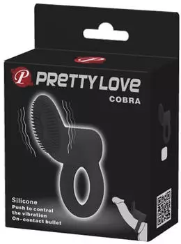 Pretty Love Cobra Penis Ring mit Klitoris Stimulation Vibrator...