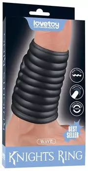 LoveToy Love Toys Vibrierende Penishülle Schwarz