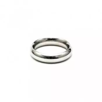 Rimba Cockring aus Edelstahl Silber Ø 5 cm