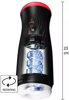 Hidden Desire Fusion X Vortex Thrust Masturbator Schwarz