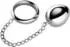Rimba Donut-Ring mit Analdildo 4,5 cm silber